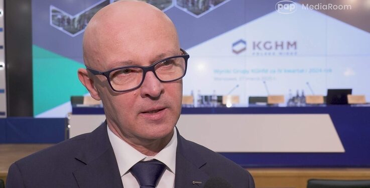 Doskonałe wyniki spółki KGHM za rok 2024 wg. prezesa Andrzeja Szydło
